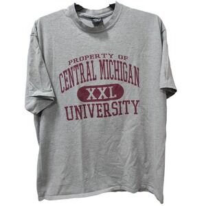 Central Michigan University T Shirt Soffe's‎ Choice XL Gray